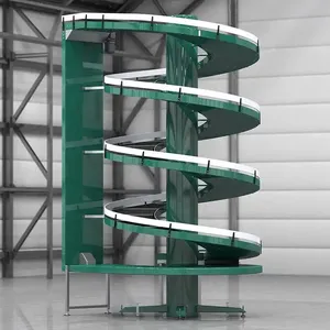 Высококачественный спиральный роликовый конвейер из нержавеющей стали, винтовой подъемный конвейер - Product Image 3