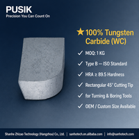 Pointes brasées en carbure de tungstène PUSIK B10 B12 B16 B20 B25 B32 YG6 YG8 YT15, inserts de brasage pour outils de tournage