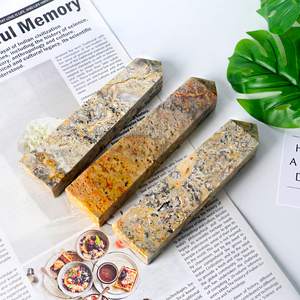 หินคริสตัลทรงโอเบลิสก์ขัดเงา หินอาเกตทรงหอคอย สำหรับตกแต่ง ราคาขายส่ง - Product Image 3