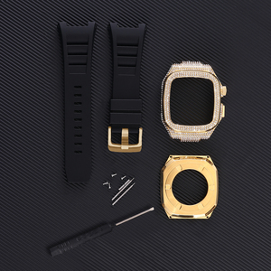 <span class=keywords><strong>Correa</strong></span> de Reloj Integrada Modificada con Incrustaciones de Diamantes de Alta Gama, 44 mm, 45 mm, para <span class=keywords><strong>Apple</strong></span> Iwatch Band <span class=keywords><strong>SE</strong></span> 8 7 6 5 Series - Product Image 5