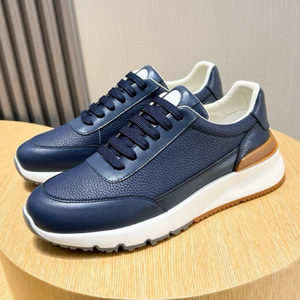 Chaussures décontractées pour hommes en cuir véritable de qualité supérieure, respirantes et confortables, baskets multifonctionnelles basses pour l'extérieur - Product Image 2