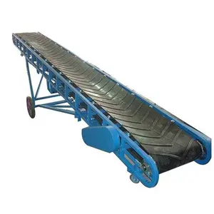 10m Small Conveyor Belt System For Bags And Bulk Materials