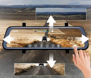 Camera Hành Trình 4K Màn Hình Cảm Ứng Toàn Bộ 10 Inch Mới Nhất Và Tốt Nhất Gương Chiếu Hậu Full HD 1080P Điều Hướng GPS Tầm Nhìn Ban Đêm - Product Image 4