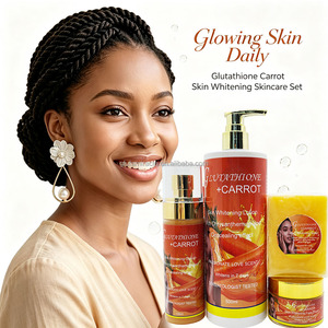 Set de Cuidado de la Piel Blanqueador de Zanahoria, Rejuvenecedor, Blanquea en 7 Días, Hidratante, Potentes Antioxidantes, Suero y Crema de Belleza - Product Image 1