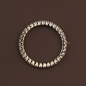 Bague élégante en diamant de laboratoire, or 10K 14K 18K, alliance en argent, bijoux fins pour anniversaire - Product Image 2