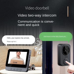 Videoportero Inalámbrico M12 con Pantalla de 4.3 Pulgadas, <span class=keywords><strong>Intercomunicador</strong></span> Inteligente Bidireccional, Vigilancia, Selección para Comercio Exterior - Product Image 2