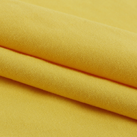 Tissu tricoté en jersey de Spandex 95% coton peigné résistant à l'usure, 5% coton, 32s, 200g, pour t-shirt