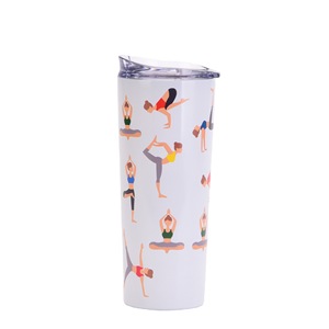 Nouvelle <span class=keywords><strong>Tasse</strong></span> <span class=keywords><strong>Isotherme</strong></span> à Thème Yoga 2026 pour Femmes – Gourde Sportive Portable Coque d'Œuf - Product Image 5