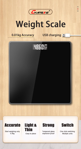 चांगक्सी अनुकूलित स्वास्थ्य वजन वजन मापने का स्केल मानव बाथरूम स्केल वजन बिक्री - Product Image 6