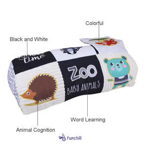 Couverture rampante pour bébé apprentissage jouets sensoriels éducatifs Montessori oreiller tapis de jeu bébé jouets pour 0-12 <span class=keywords><strong>mois</strong></span> - Product Image 2
