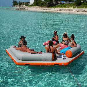 Plataforma <span class=keywords><strong>Flotante</strong></span> Inflable <span class=keywords><strong>de</strong></span> PVC Comercial con Cubierta en Forma <span class=keywords><strong>de</strong></span> C para Pesca, Atraque y Uso en Puentes - Marca EJIA - Product Image 6