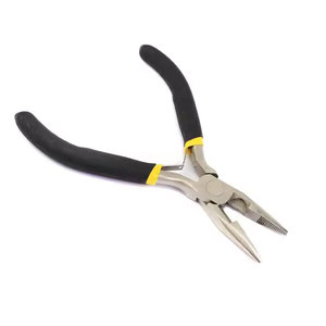 Long Nose Stainless Steel <b>Tape</b>-In Hair Extension Plier <b>Micro</b>-Link Attachment Waterproof Personal Use Hair Extension Pliers - Product Image 6