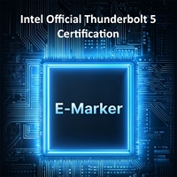 Cable USB-C Thunderbolt 5 de 120 Gbps y 240 W PD con Video 16K, E-Marker y Conexión en Cadena para MacBook, Laptop, Teléfono, Base y SSD