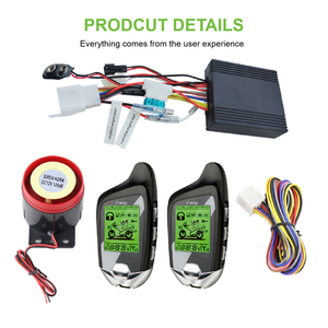 Sistem <span class=keywords><strong>Alarm</strong></span> Motor LCD Dua Arah NTO, Aksesoris Motor Anti Maling Alarma 2 Vias dengan Sensor Kemiringan dan Sensor Getaran - Product Image 2