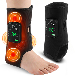 Fitease Ceinture <span class=keywords><strong>de</strong></span> massage chauffante sans fil pour cheville et mollet avec 4 moteurs, 4000 mAh rechargeable, <span class=keywords><strong>prix</strong></span> usine, masseur chauffant pour pieds - Product Image 1