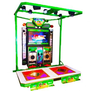 Arcade City : Grand équipement d'arcade intérieur, machine de danse double (mains et pieds), jeu vidéo de danse à monnayeur - Product Image 3