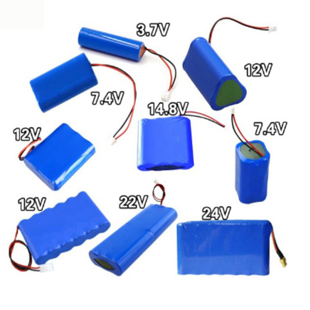 Customize 18650 3.7v 7.4v 12v Plastic Li Ion Battery Pack Grade a Battery Cell 3Ah 5Ah 6Ah 12v Cylindrical Lithium Ion Battery