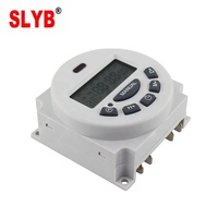 Interruptor de Control de Tiempo Semanal Programable Automático Digital LCD de 12V/110V/220V, Temporizador L701 con Batería de 16A