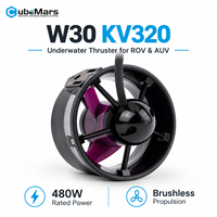 CubeMars W30 Propulseur sous-marin 7,7 kgf 480W Moteur sans balais pour ROV AUV Robot sous-marin