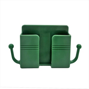 Double-Tier <b>Plastic</b> Remote Control Storage <b>Box</b> Metal Mobile Phone Wall-Mounted Charging Bracket Storage Holders Racks - Product Image 5