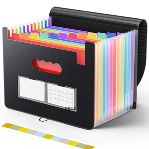 Hot bán 24-túi PP tài liệu lưu trữ Organizer A4 mở rộng tập tin thư mục xách tay accordion túi tài liệu cho các trường học văn phòng - Product Image 3