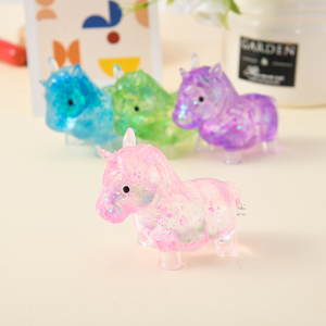 Pallina Antistress Unicorno Squishy con Glitter, Giocattolo da Spremere a Lenta Risalita, <span class=keywords><strong>Serie</strong></span> Maltose per Bambini e Ragazzi - Product Image 3