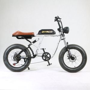 E-bike 48V 500W 7 vitesses frein à disque 20 pouces gros pneu double suspension batterie au Lithium <span class=keywords><strong>Harley</strong></span> vélo - Product Image 1