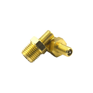 Valve <span class=keywords><strong>Schrader</strong></span> en laiton NPT mâle 1/4'' et 1/8'' M10 pour pneus de moto et de voiture - Product Image 4