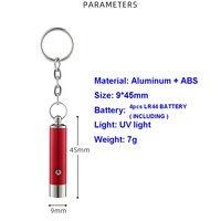 Mini lampe torche UV en aluminium QXMOVING 395nm, logo personnalisé, lampe torche ultraviolette portable pour détecteur de billets