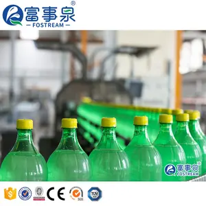 1000-15000BPH otomatik plastik PET küçük şişe gazlı içecek Soda köpüklü su meşrubat dolum makinesi dolum makinesi