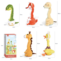 Jouet de canard parlant et dansant pour tout-petits, peluche multifonctionnelle, poupée en peluche, jouet musical électrique dansant