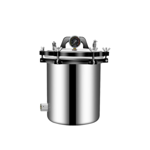 Apparecchiature sterilizzatori a vapore ad alta pressione portatili per i produttori di sterilizzatori ad alta pressione da laboratorio - Product Image 1