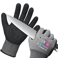 Gants de travail XINGYU anti-coupure de niveau A7 ADAMAS, résistants à l'huile, antidérapants, en nitrile sablé, pour la fabrication métallique, gants de sécurité résistants aux coupures