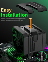 upHere 6 Heat Pipes CPU Cooler Dual Tower CPU Air Cooler 120mm CPU Cooling Fan for LGA1700 AM5 AM4 Gaming PC