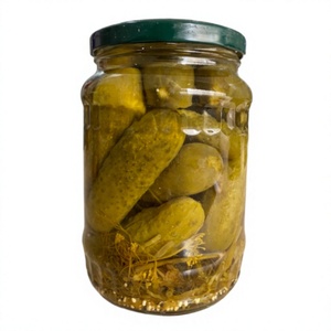 PRIX DE GROS Haute Qualité Super Délicieux 720ml Pot Mason ECOVITA Cornichons/Cornichons/Bébé Concombre Mariné - Product Image 5