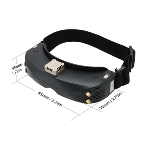 स्काईज़ोन स्काई04o प्रो एफपी गोगल्स 5.8 घज 48ch निर्मित प्लास्टिक/धातु डीवीडी लंबी दूरी के रेसिंग ड्रोन के लिए - Product Image 2