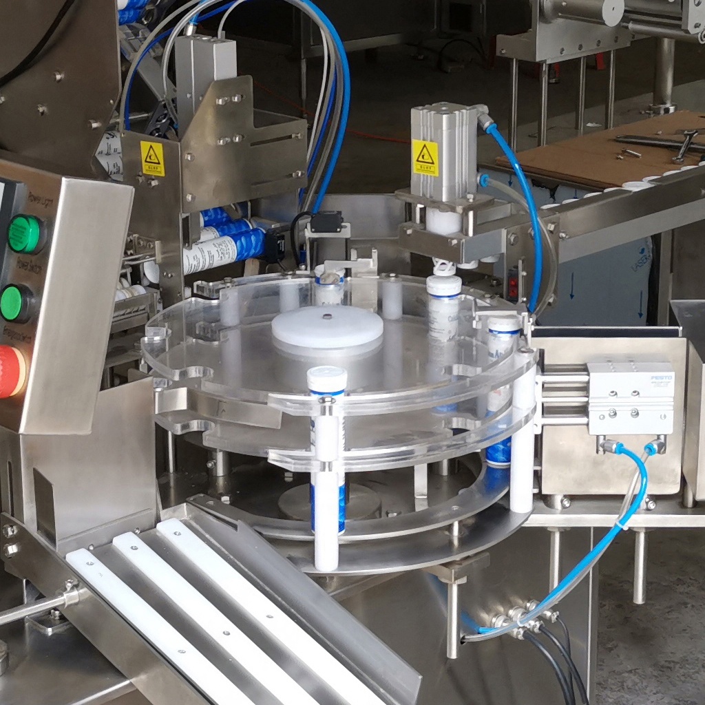 NTF-100 Effervescent denture cleaning tablet tube filling packing machine