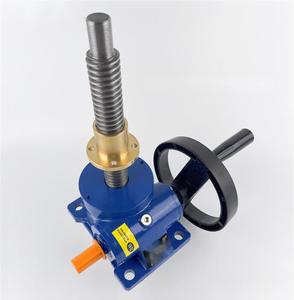 SWL 1T Loading Weight 200KG Ratio 6:1 / 10:1 /12:1 Manual Type Mechanical Screw Jack Lift <strong>Worm</strong> <strong>Gearbox</strong> - Product Image 2