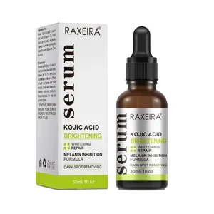 Private Label Vitamin C Kojic Acid Dark Spot Serum Moisturizing Brightening Whitening Kojic Acid Skin Care Face Serum