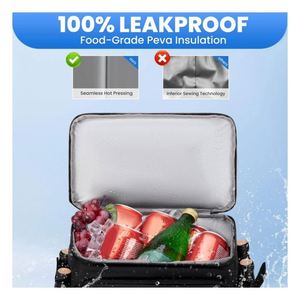 Hot Selling Leakproof Thermal Picnic Lunch Bag Food Delivery Outdoor Camping <b>Cooler</b> <b>Backpack</b> With Free Logo - Product Image 6