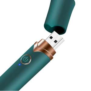 Vibratore a Forma di Pennello da Trucco Discreto, 10 Modalità, Impermeabile, Massaggiatore Silenzioso per Stimolazione Clitoridea Femminile - Product Image 3