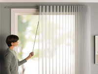 1 paquet de tringle à rideau universelle de 40 à 60 pouces, invisible, transparente, pour une ouverture plus facile et un dos