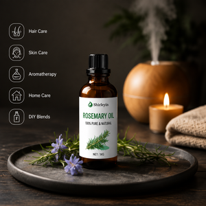 Huiles essentielles naturelles non diluées de haute qualité pour la fabrication de bougies et de parfums, <span class=keywords><strong>aromathérapie</strong></span>, huile essentielle de romarin et de bois de santal - Product Image 3