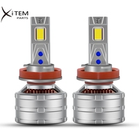 Ampoule de phare de voiture LED X45 300W H1 H4 H7 H11, ampoule de feu antibrouillard, feux de route et de croisement, 9005 9006, 50000LM, 6000K, feux de conduite