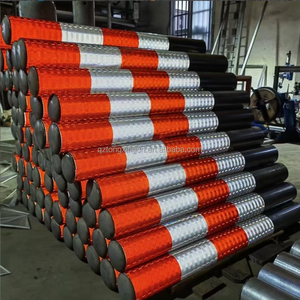 Film réfléchissant prismatique de qualité diamant pour panneaux routiers à haute intensité, film hautement réfléchissant en PET, PVC, ACRYLIC, adhésif imperméable - Product Image 4