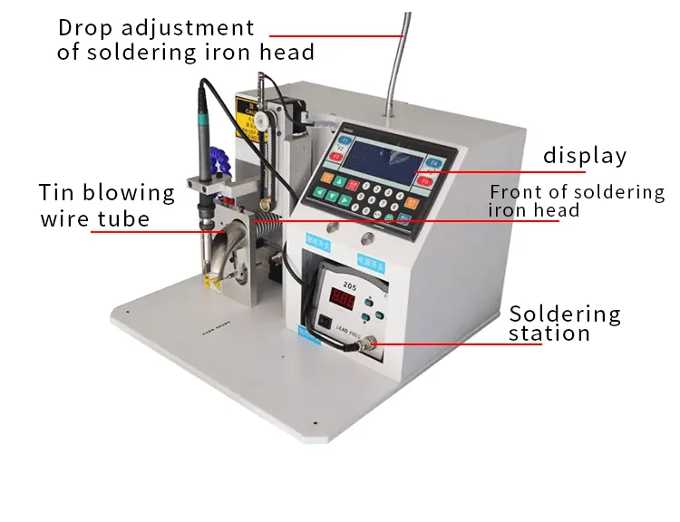 Draht produkte Maschine Neueste USB-Datenkopf herstellungs ausrüstung Kleine Löt maschine Kabel löt maschine