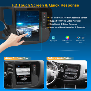 Pantalla de coche de 10,4 pulgadas para MITSUBISHI <span class=keywords><strong>OUTLANDER</strong></span> 2014-Radio de coche navegación GPS Qualcomm Multimedia Android Auto Car Stereo - Product Image 3