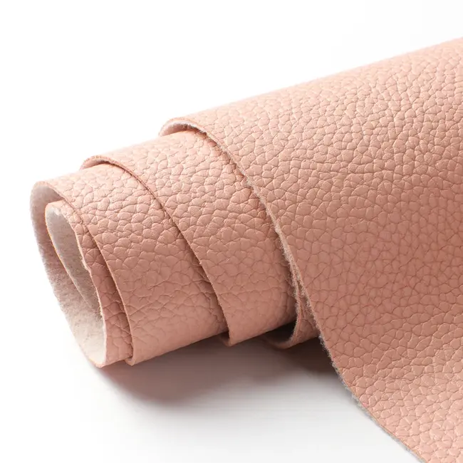 Bahan Sofa ketebalan 1.4mm kain vinil pelapis bahan kulit serat mikro untuk furnitur