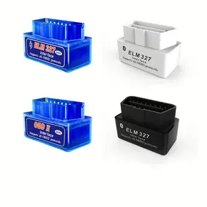 Expédition rapide Mini Elm327 OBD2 V2.1 Elm 327 V2.1 OBD 2 Outil de diagnostic de voiture Scanner Elm-327 OBDII Adaptateur Outil de diagnostic automatique