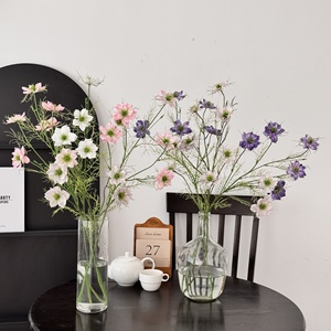 Flor Artificial de Seda de Diseño Moderno, Hierba de Semillas Negras, Rama Larga, Ecológica, Decoración para Ventanas del Hogar - Product Image 1